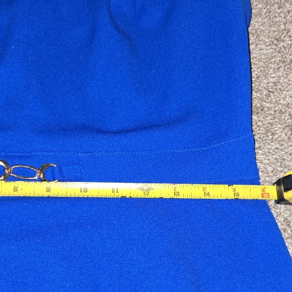 Shelby & Palmer Royal Blue Midi Dress Size 10 - Picture 8 of 8